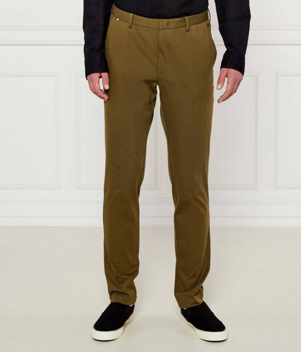 

Брюки чинос kaito1_t Slim fit Boss, серый
