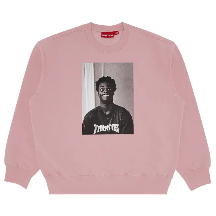 Свитшот Supreme x Thrasher 'Dusty Rose'