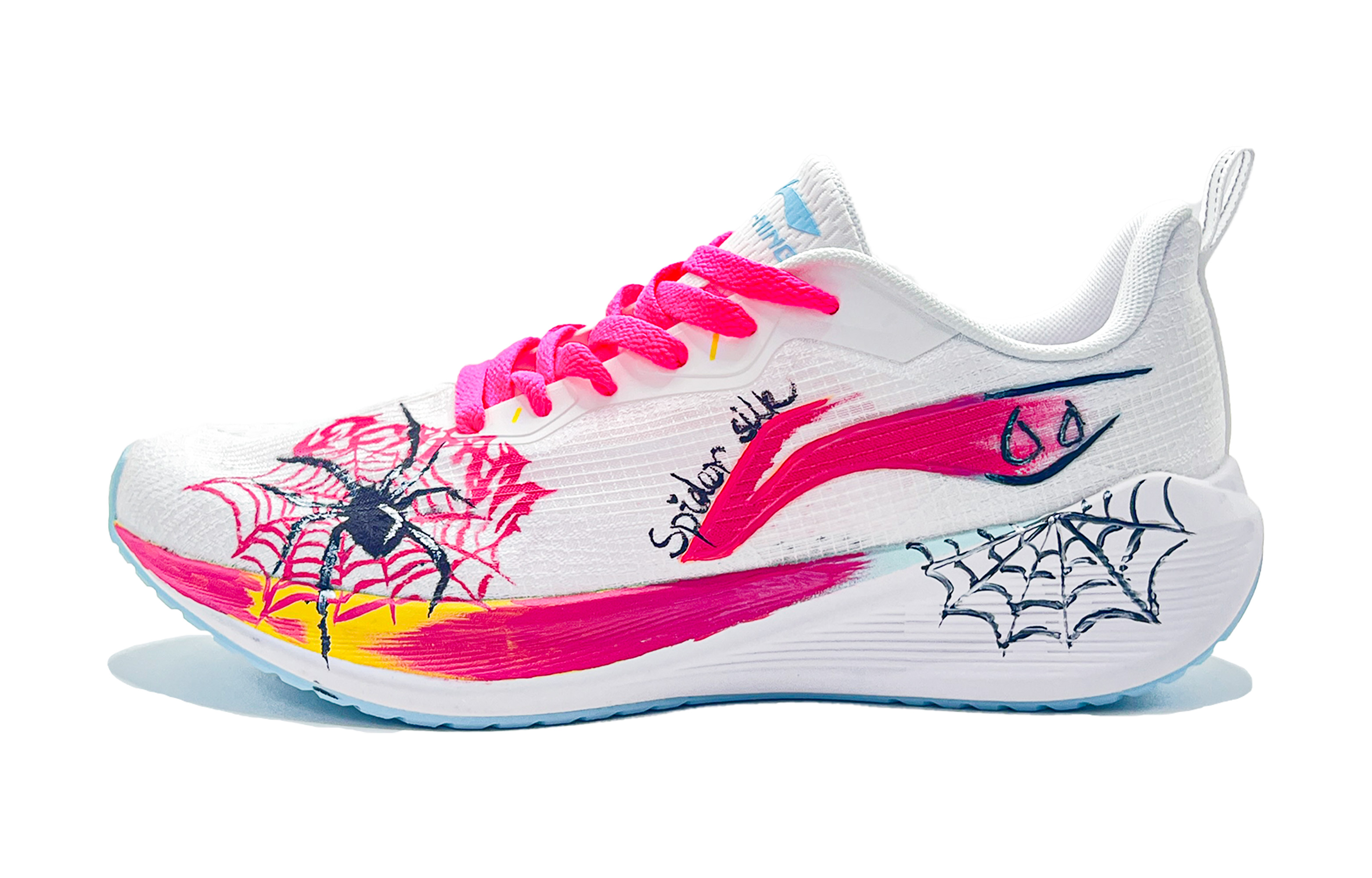 

LINING Кроссовки для бега Wuyue Cushioning, износостойкие, дышащие, низкие, повседневные, белые, розовые, черные