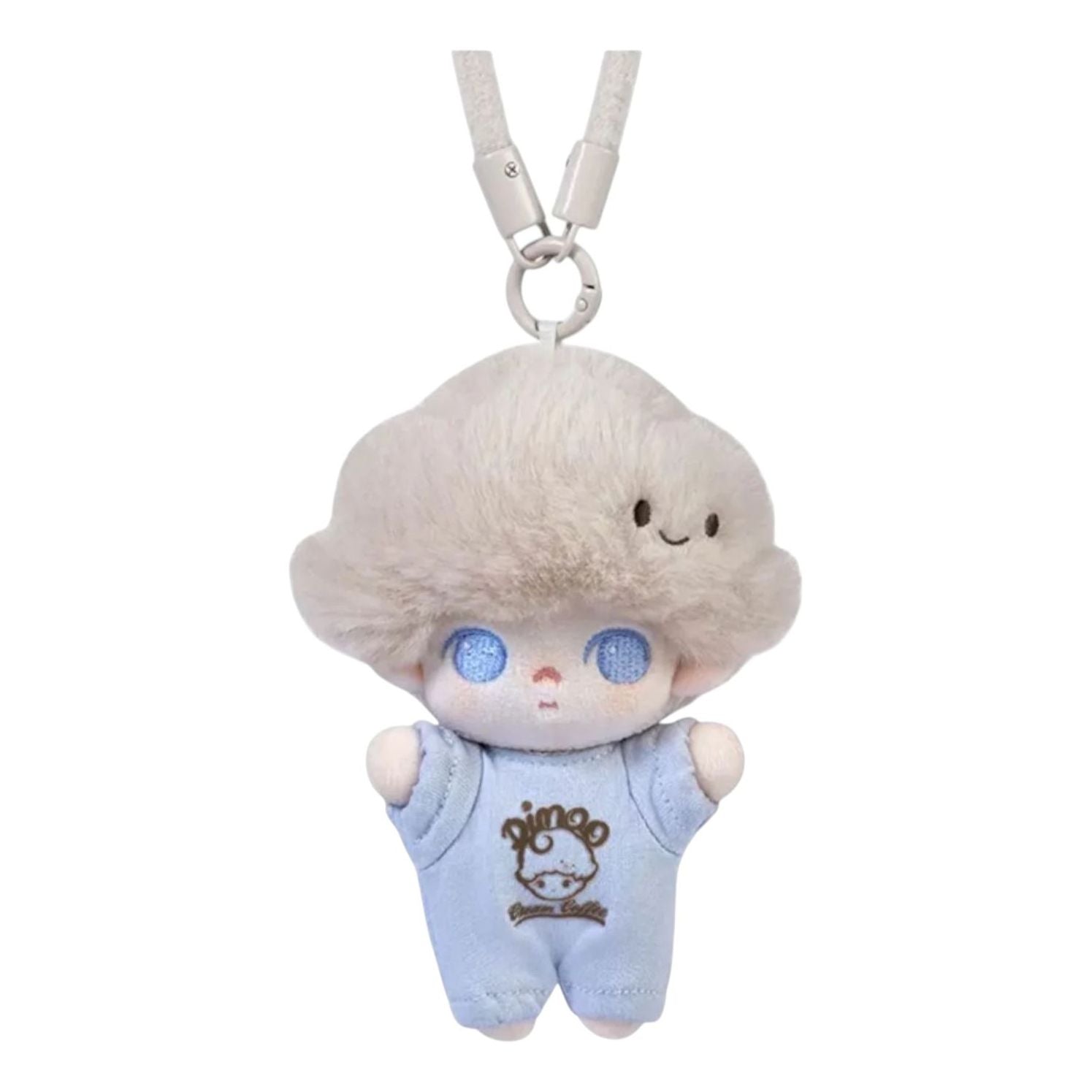 

Фигурка Pop Mart Dimoo Crush on Coffee Plush Keychain 'Sea Salt Cream Milk'