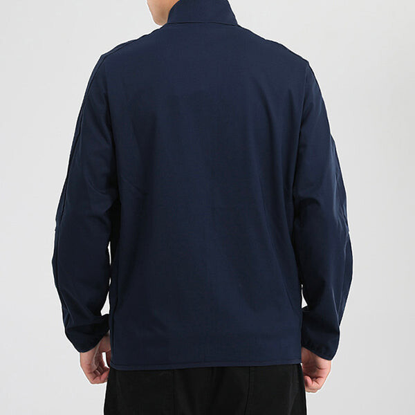 Куртка Nike Dri-FIT Woven Training Casual Sports Jacket Obsidian Color Black, черный — фото 4