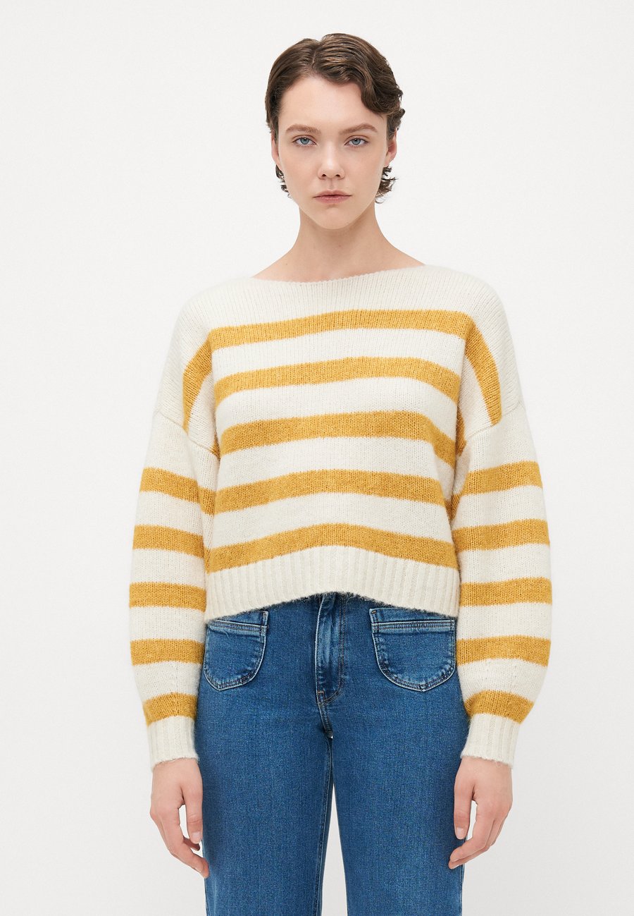 

Джемпер ONLY Tall ONLAYA LIFE BOATNECK, Birch/Harvest Gold Melange/Beige