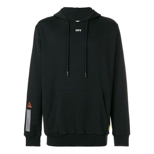 

Худи Off-White Side Yellow Unisex Black, черный