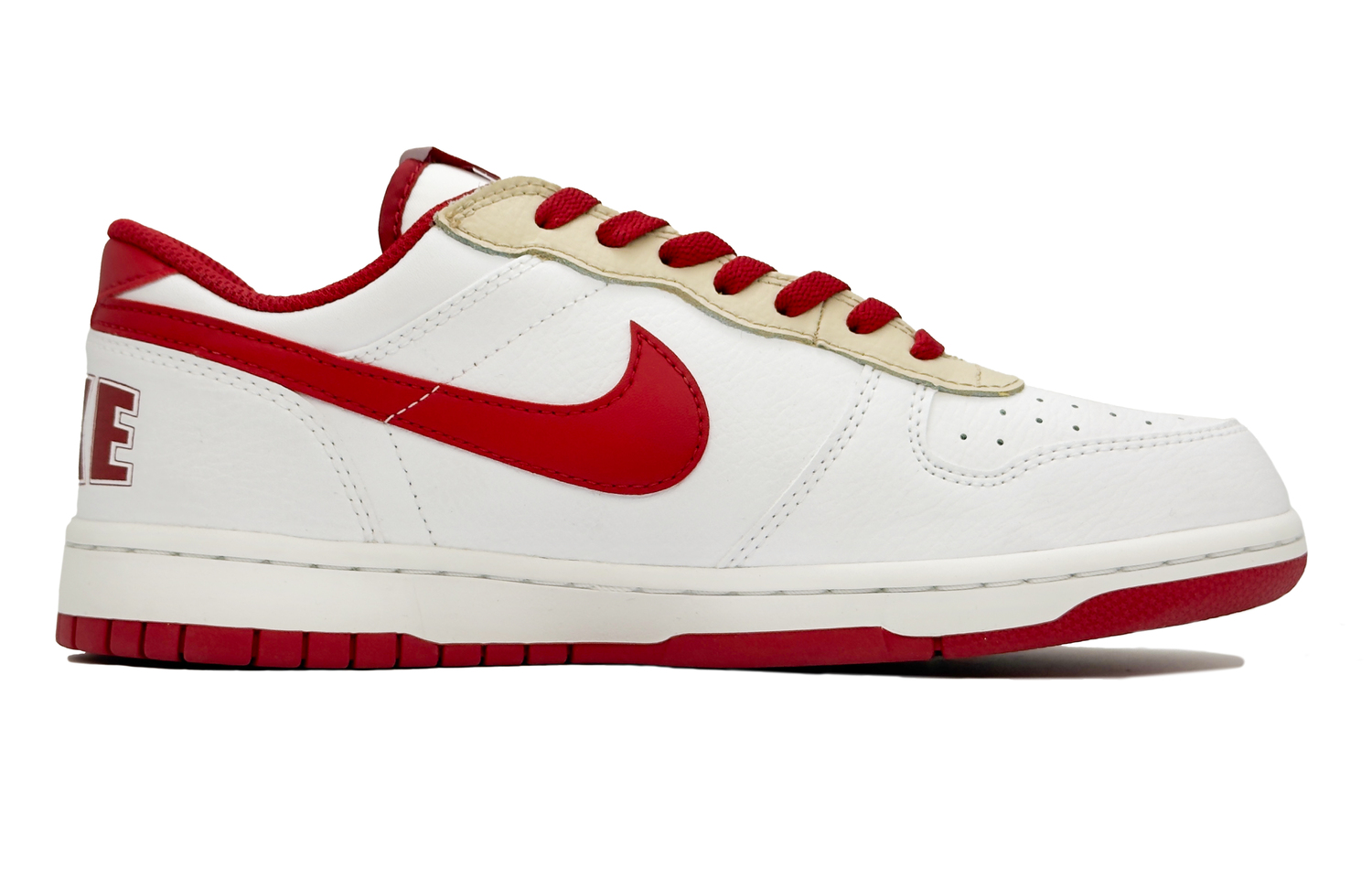 Nike Кроссовки для скейтбординга Big Low Lux Abrasion Resistant Breathable мужские красные — фото 4