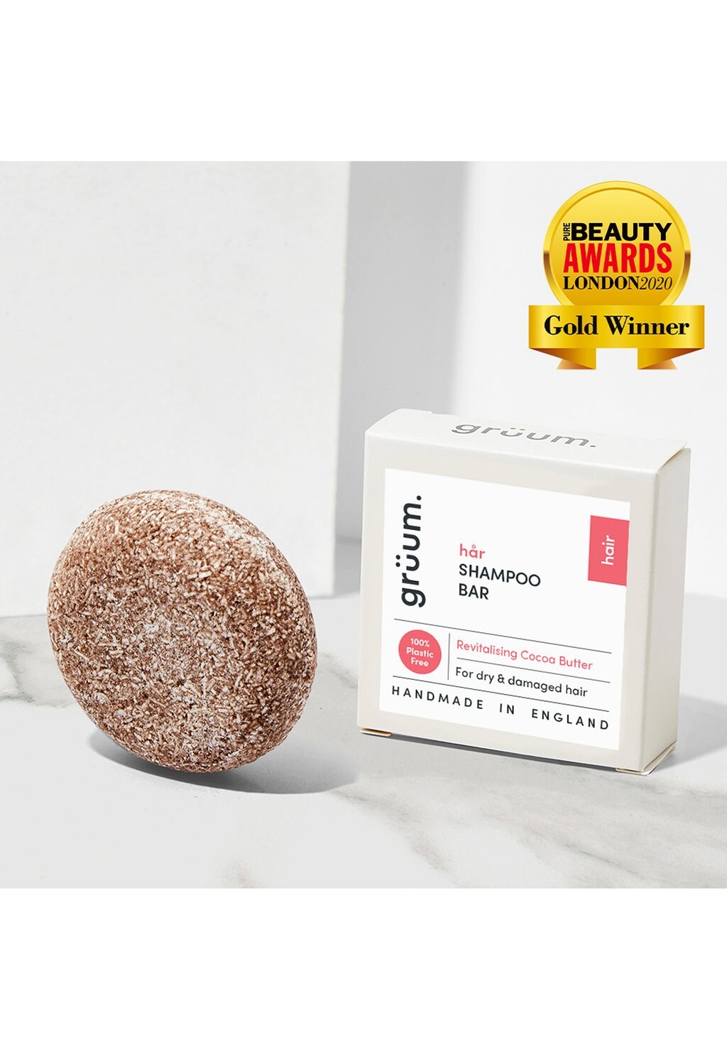 

REVITALIZING Hår Plastic Shampoo Bar grüum, Шампунь черный тауп