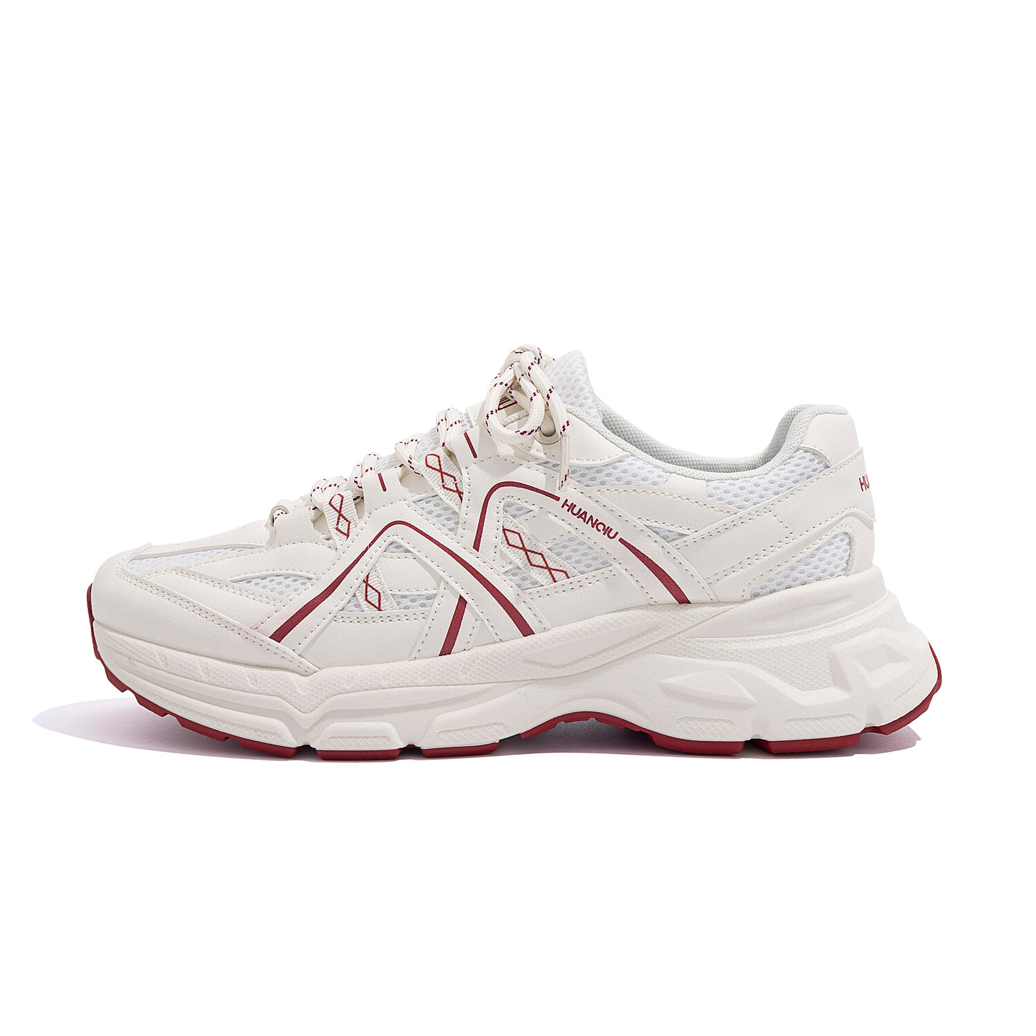 

Кроссовки HUANQIU Chunky Sneakers Men Low-top White, бежевый