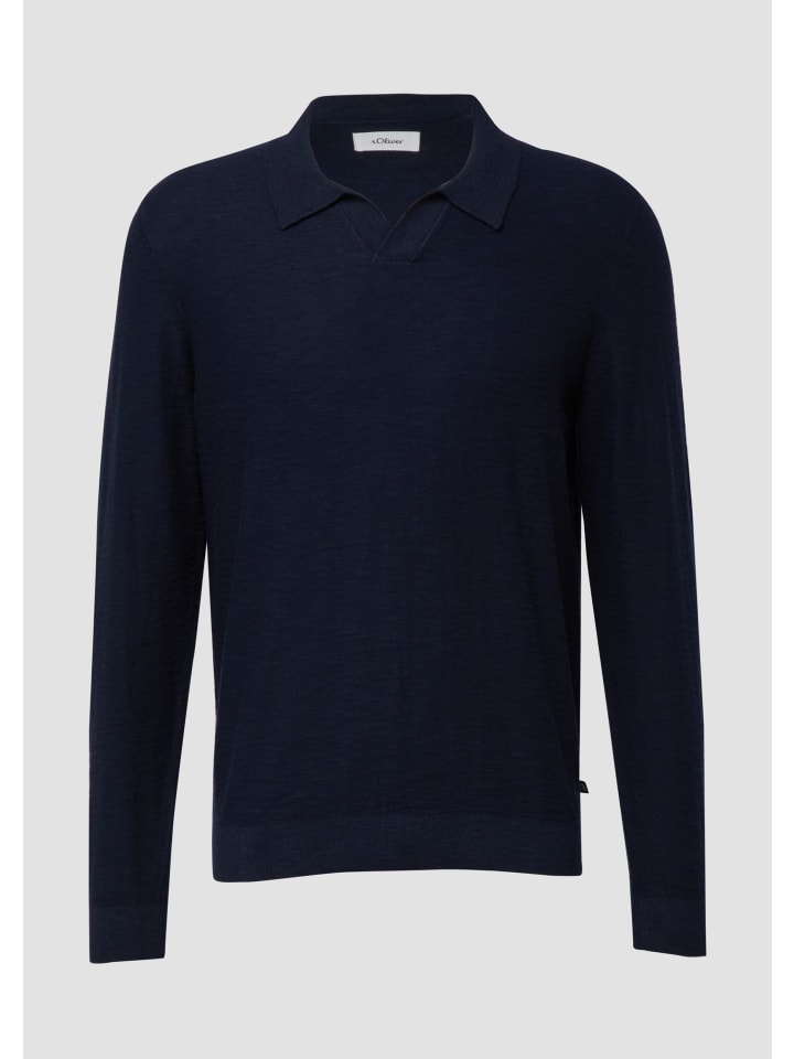 

s.Oliver Вязаный свитер, цвет 5978_navy