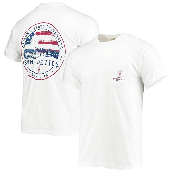 

Мужская белая футболка arizona state sun devils campus americana Unbranded