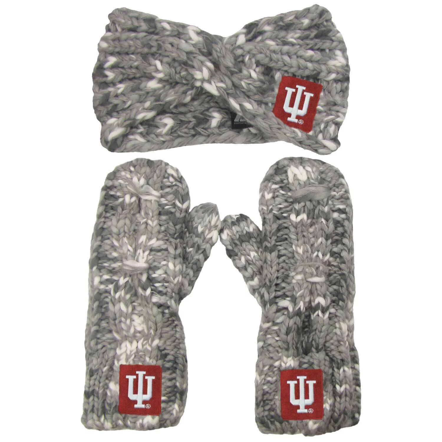 

Женские повязка на голову и варежки с логотипом ZooZatz Indiana Hoosiers