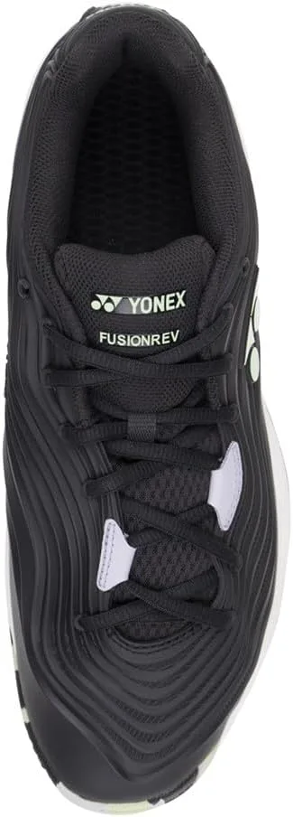 Мужские теннисные кроссовки YONEX Fushionrev 5 Cly для свадебного платья, черные — фото 4