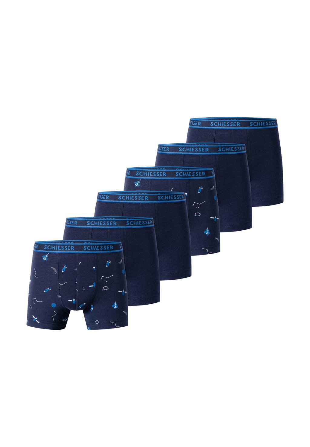 

Боксеры 6-PACK Schiesser, темно-синий