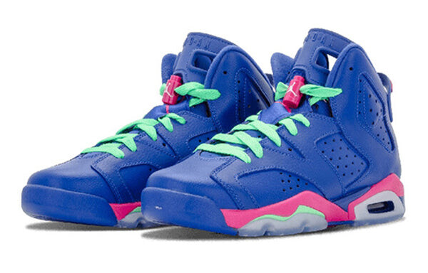 Кроссовки 6 retro 'game royal' Air Jordan, мультиколор — фото 2