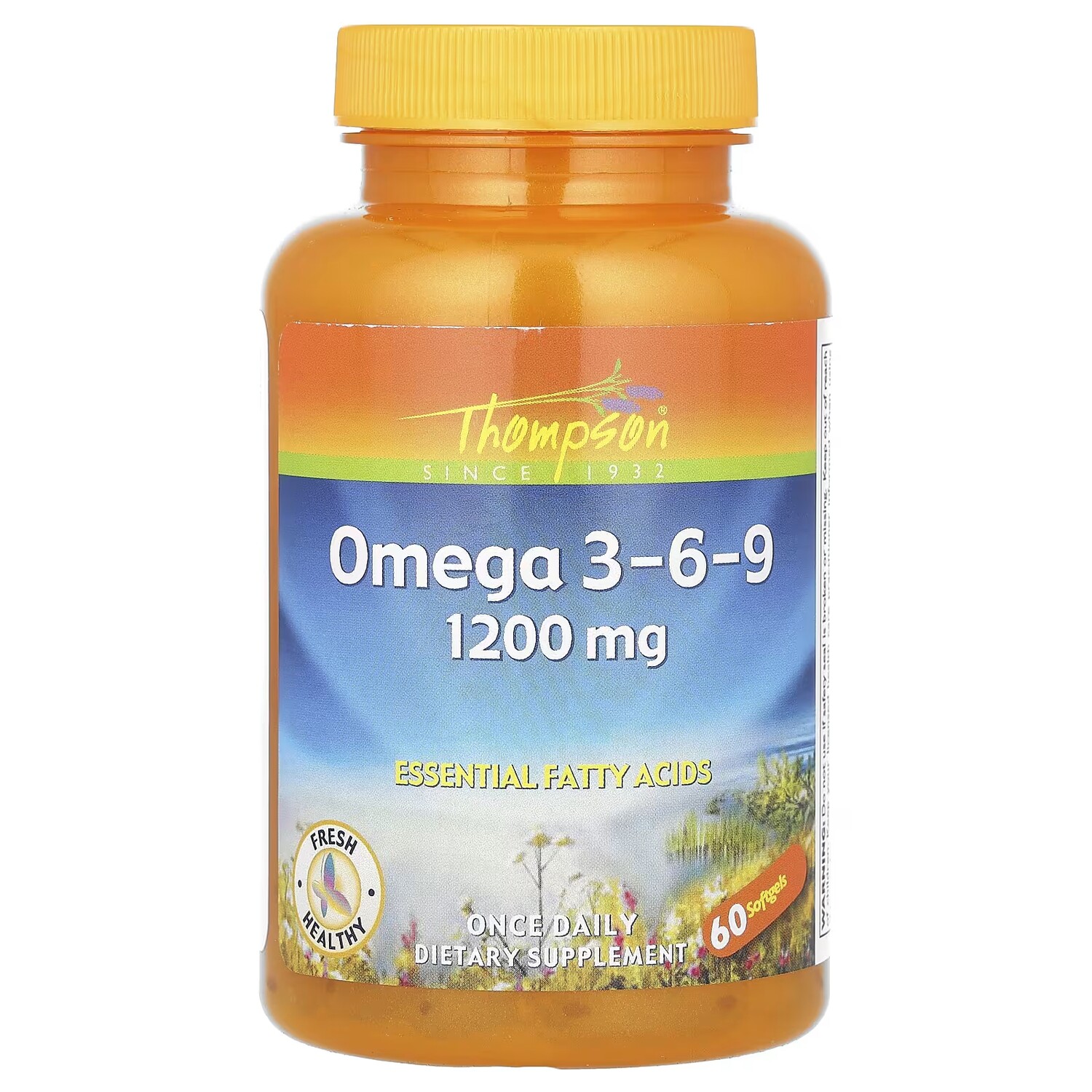 

Омега 3-6-9 Thompson 1200 мг, 60 мягких таблеток