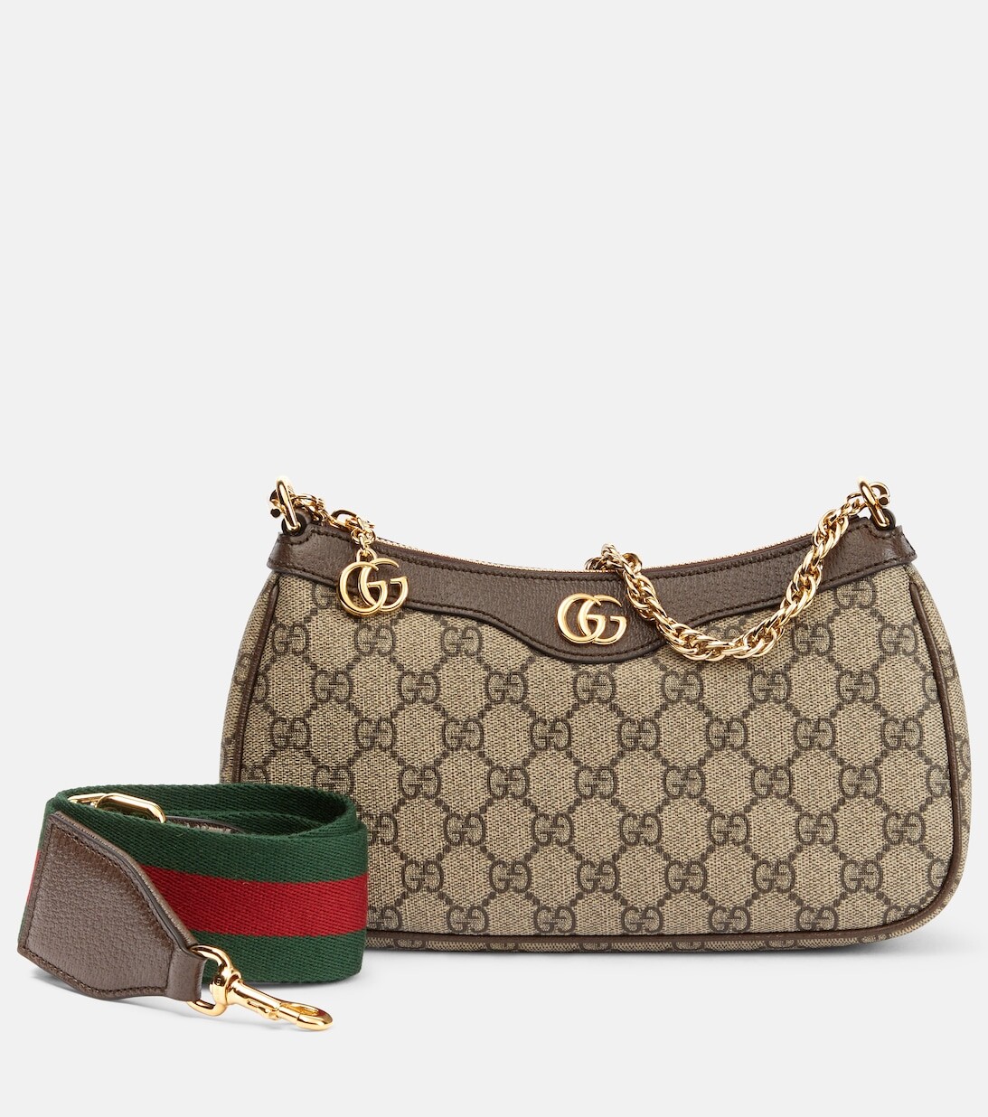 

Маленькая сумка через плечо Ophidia GG Supreme Gucci, бежевый