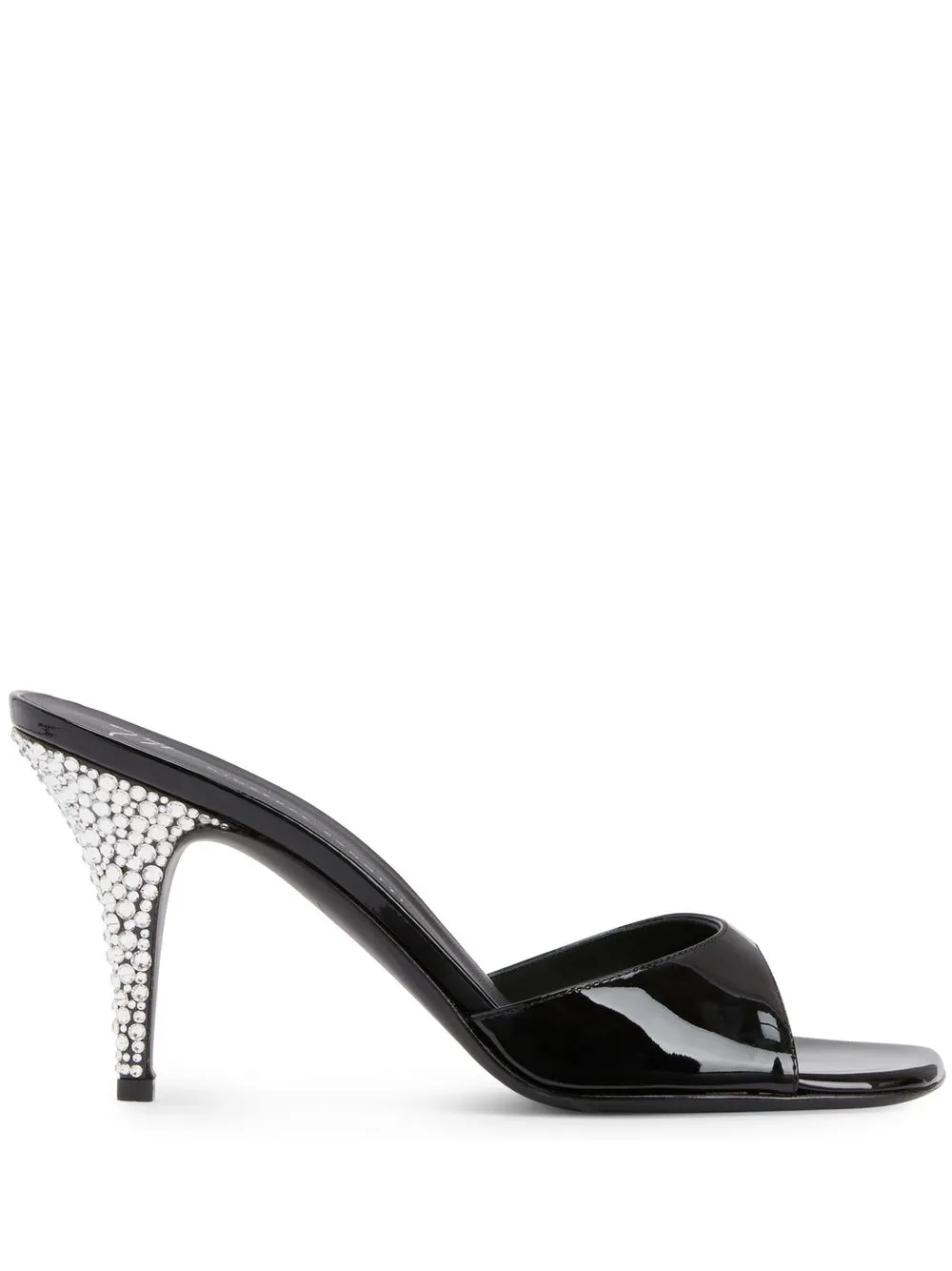 Босоножки Marthe с кристаллами Giuseppe Zanotti, черный