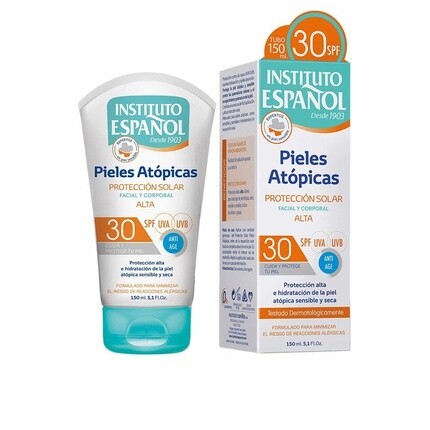 Солнцезащитный крем для лица и тела для атопической кожи Spf30 150 мл, Inveray — фото 2