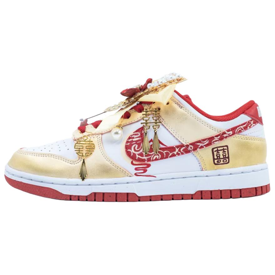 

Кроссовки для скейтбординга Dunk Married In Harmony с низким верхом, устойчивые к истиранию, унисекс, золотистые Nike, золотой