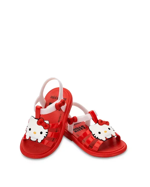 Сандалии Hip + Hello Kitty и друзья - для малышей Mini Melissa, Red/White