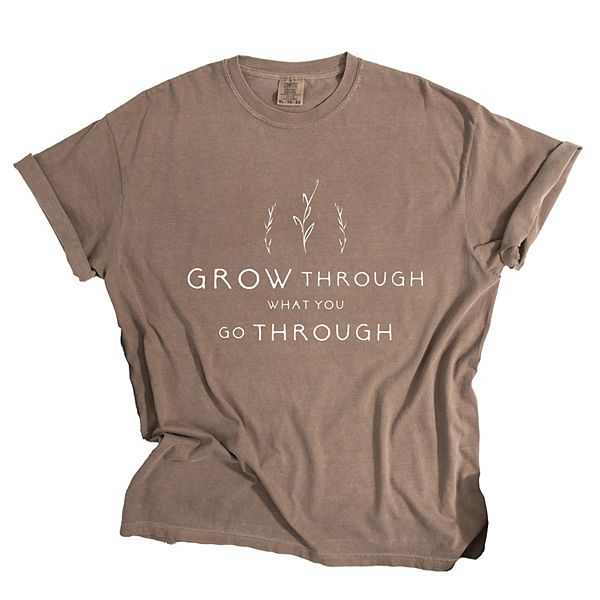 

Футболка с красителем для ткани Grow through what you go through Simply Sage Market, Espresso, Зеленый, Футболка с красителем для ткани Grow through what you go through Simply Sage Market, Espresso