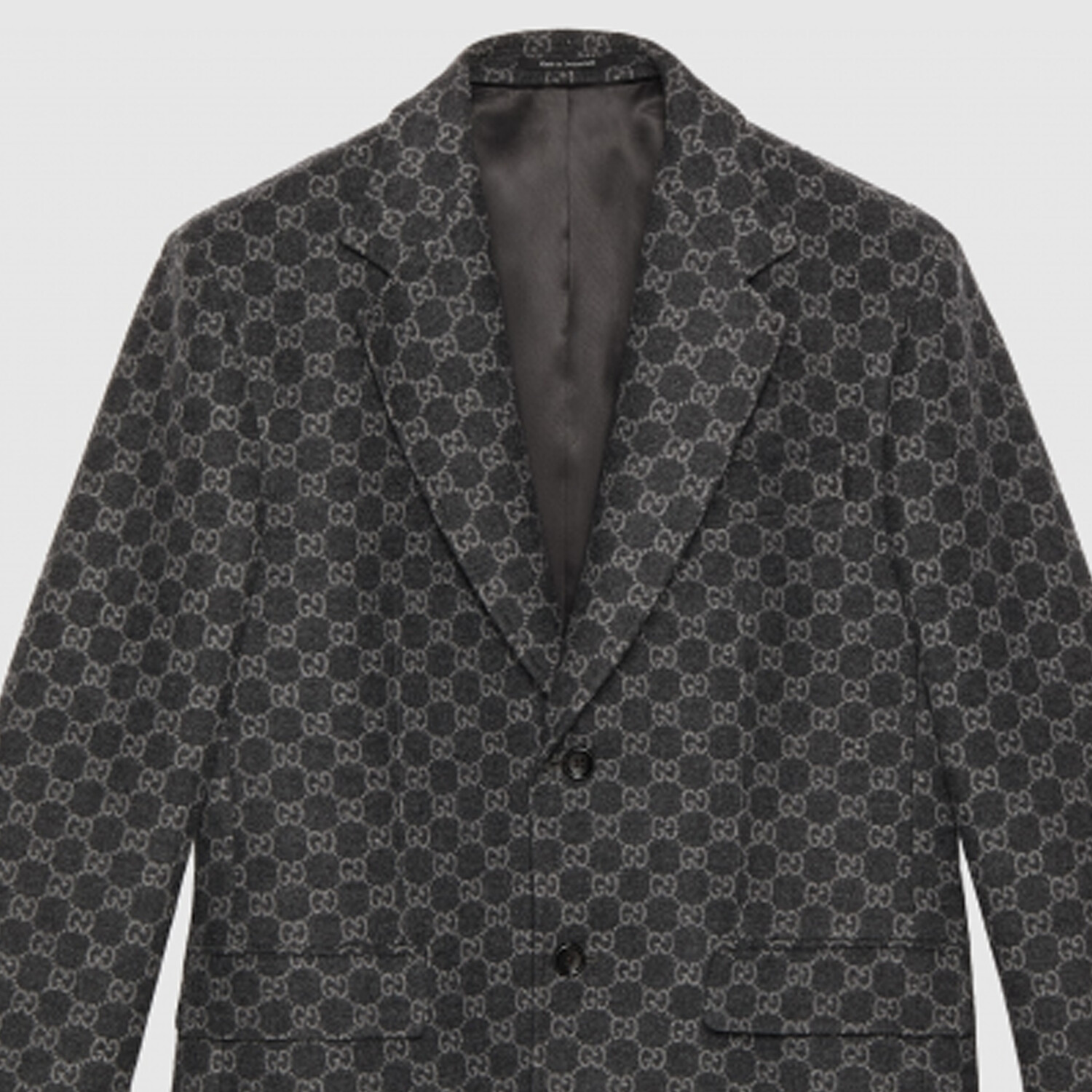 Деловой костюм мужской Gucci, темно-серый — фото 3