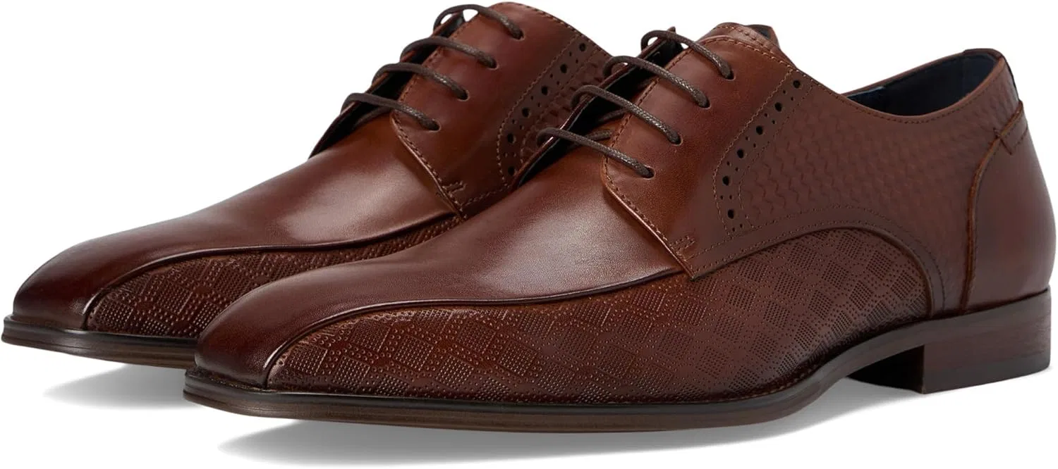 Мужские оксфорды Stacy Adams Simmons Bike Toe на шнуровке, Cognac
