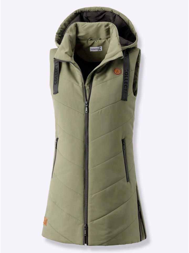 

WITT WEIDEN Длинный жилет цвета хаки