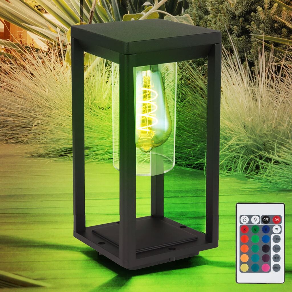 

Светодиодный торшер RGB, ALU, черный матовый, прозрачный, H 35 см, CANDELA etc-shop
