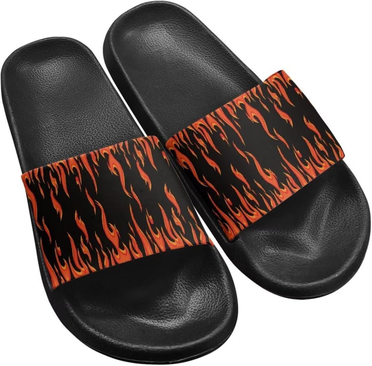 

Hechitok слайды для женщин, тапочки для мужчин, женские сандалии, душевые тапочки, домашние тапочки, пляжные сандалии, Flame Print