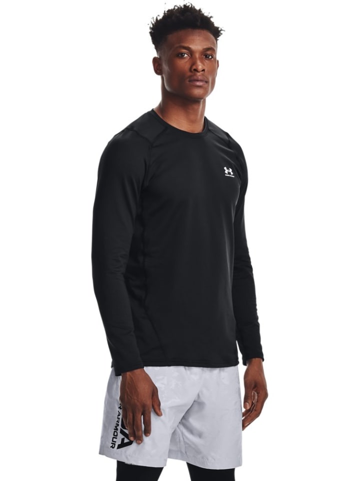 

Лонгслив ColdGear Fitted Crew Under Armour, черный