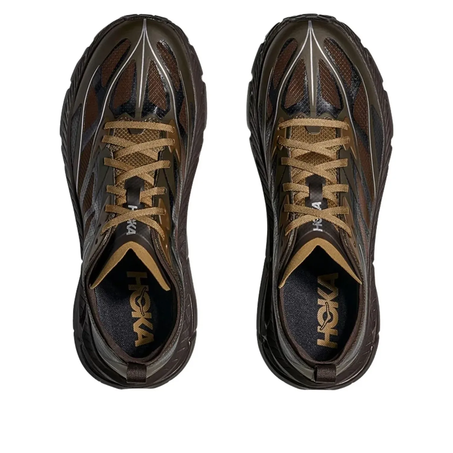 Кроссовки HOKA ONE ONE Mafate Speed 4 Lite 'Tree Bark Cast Iron', черный — фото 2