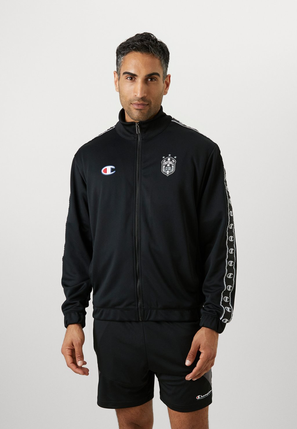 

Тренировочная куртка SPORTS HERITAGE FULL ZIP TRACK Champion, черный
