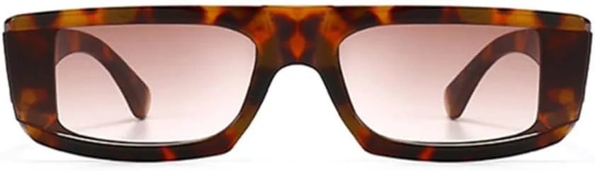 

Винтажные солнцезащитные очки в узкой оправе для женщин и мужчин, ретро, ​​маленькие прямоугольные солнцезащитные очки с защитой от УФ-излучения UV400 VFDHN, C4