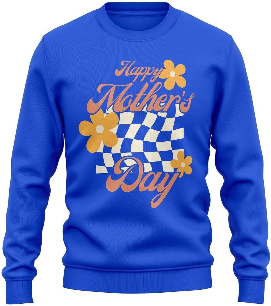 

Свитер с клетчатым цветочным принтом ко Дню матери Printbox Originals