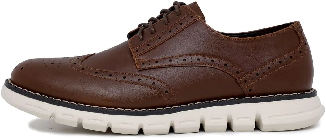 

Мужские вязаные оксфорды Nautica: дышащие, стильные, легкие и удобные - идеально подходят для работы или прогулок, коричневый