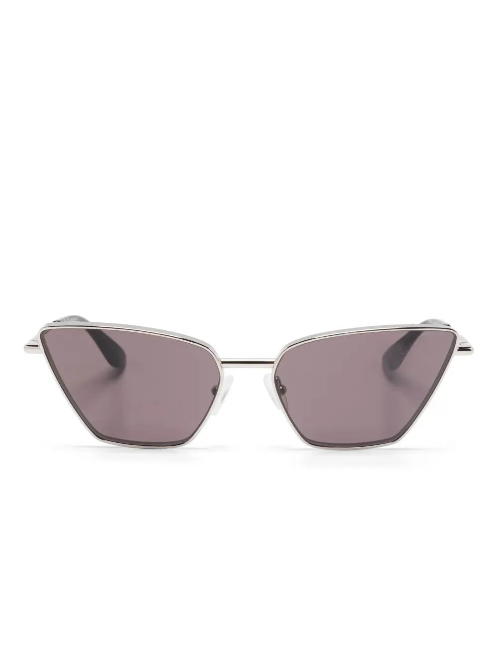 

Солнцезащитные очки в оправе 'кошачий глаз' Alexander McQueen Eyewear, серебяный