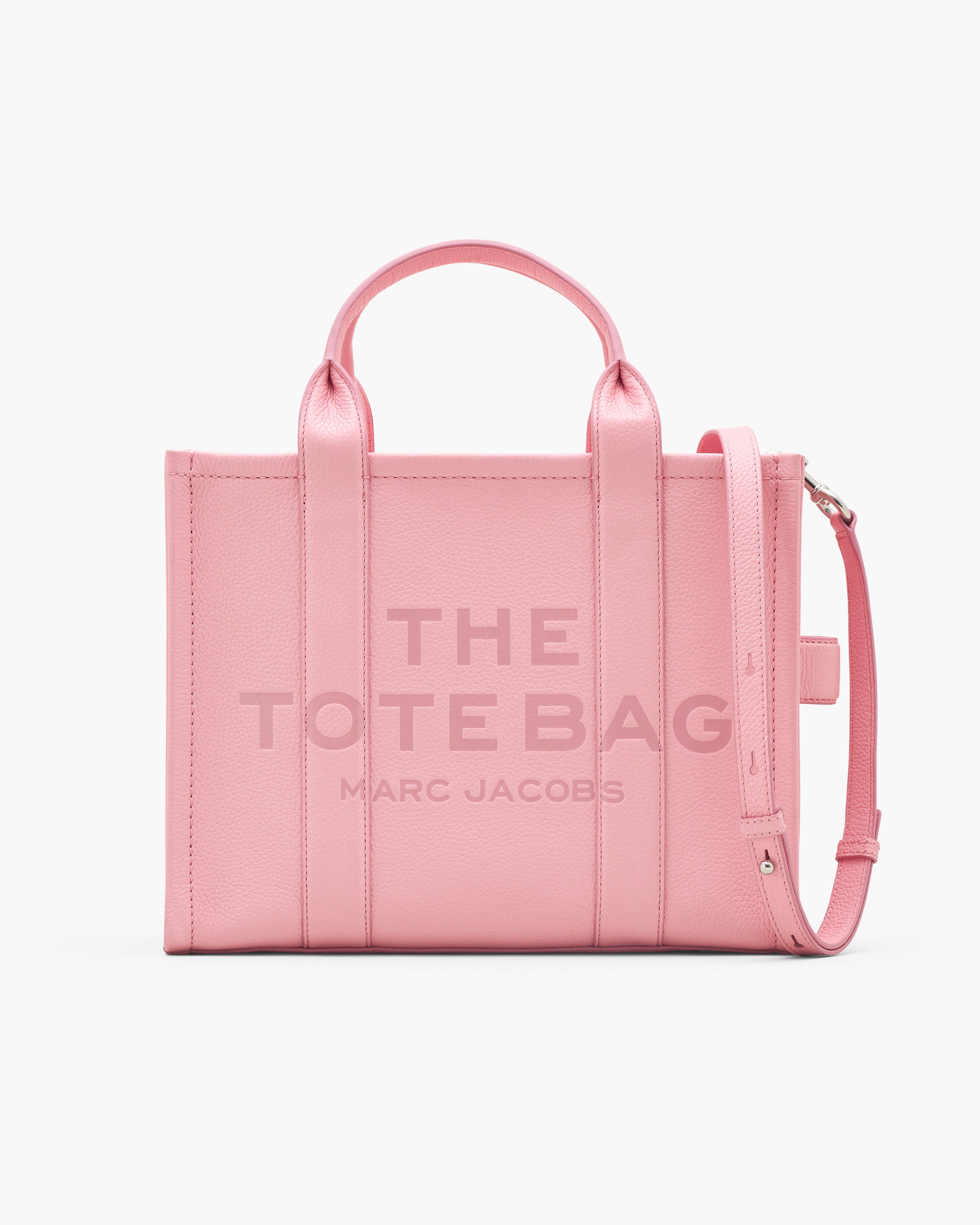 

Кожаная сумка-тоут среднего размера Marc Jacobs, цвет Ribbon Pink