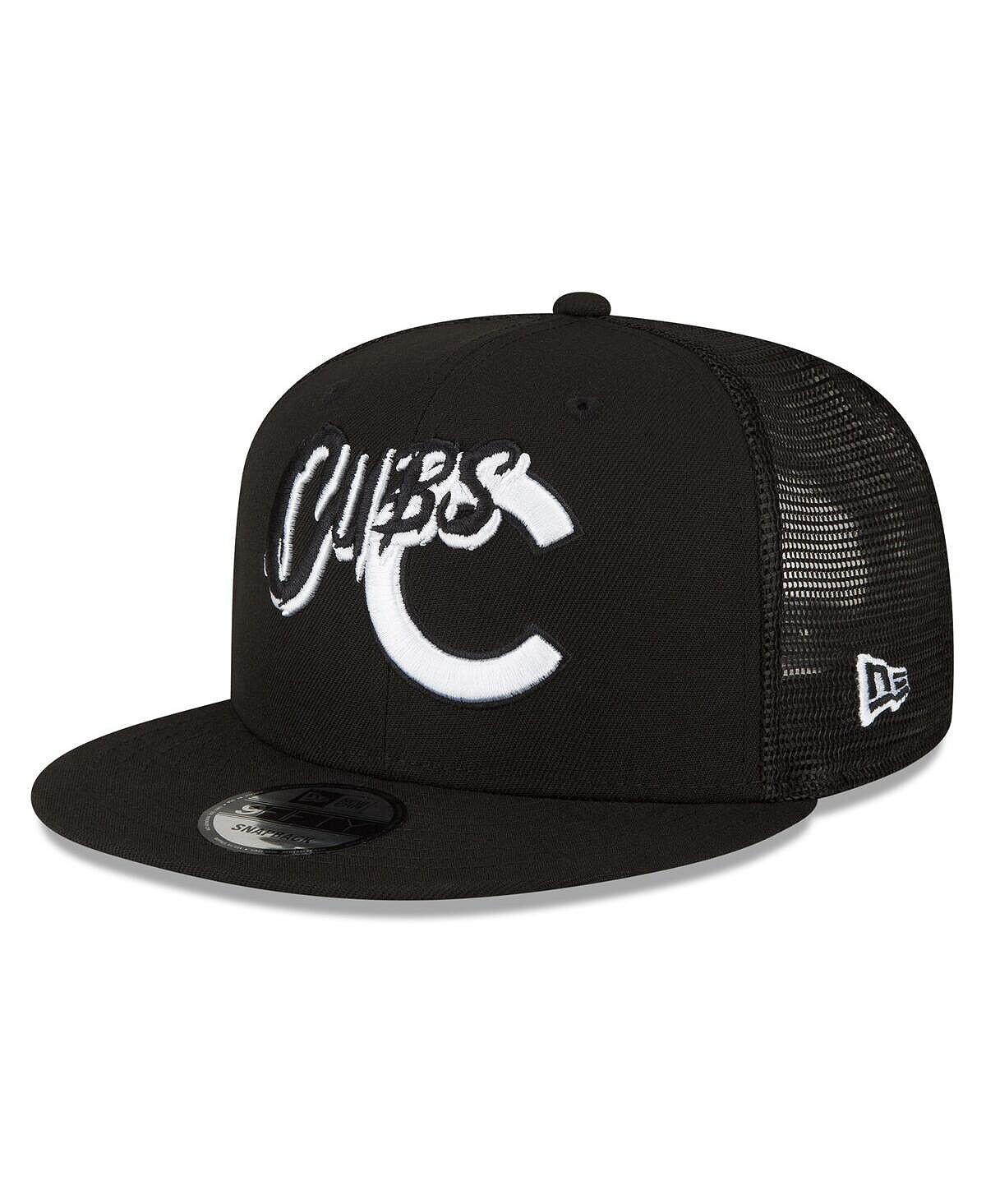 

Мужская черная кепка Chicago Cubs Street Trucker 9FIFTY Snapback New Era