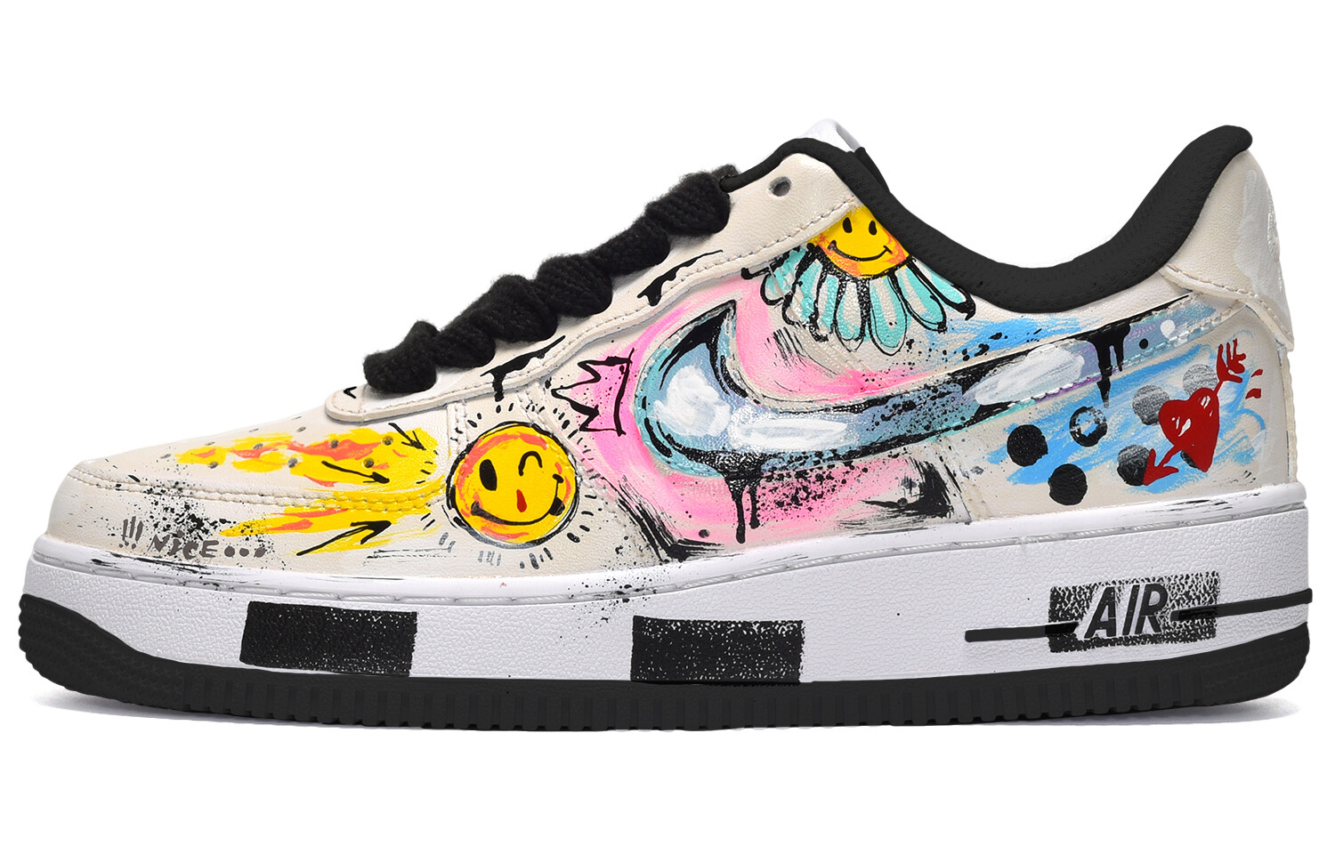 

Мужские кроссовки для скейтбординга Nike Air Force 1 Low, Beige/Black