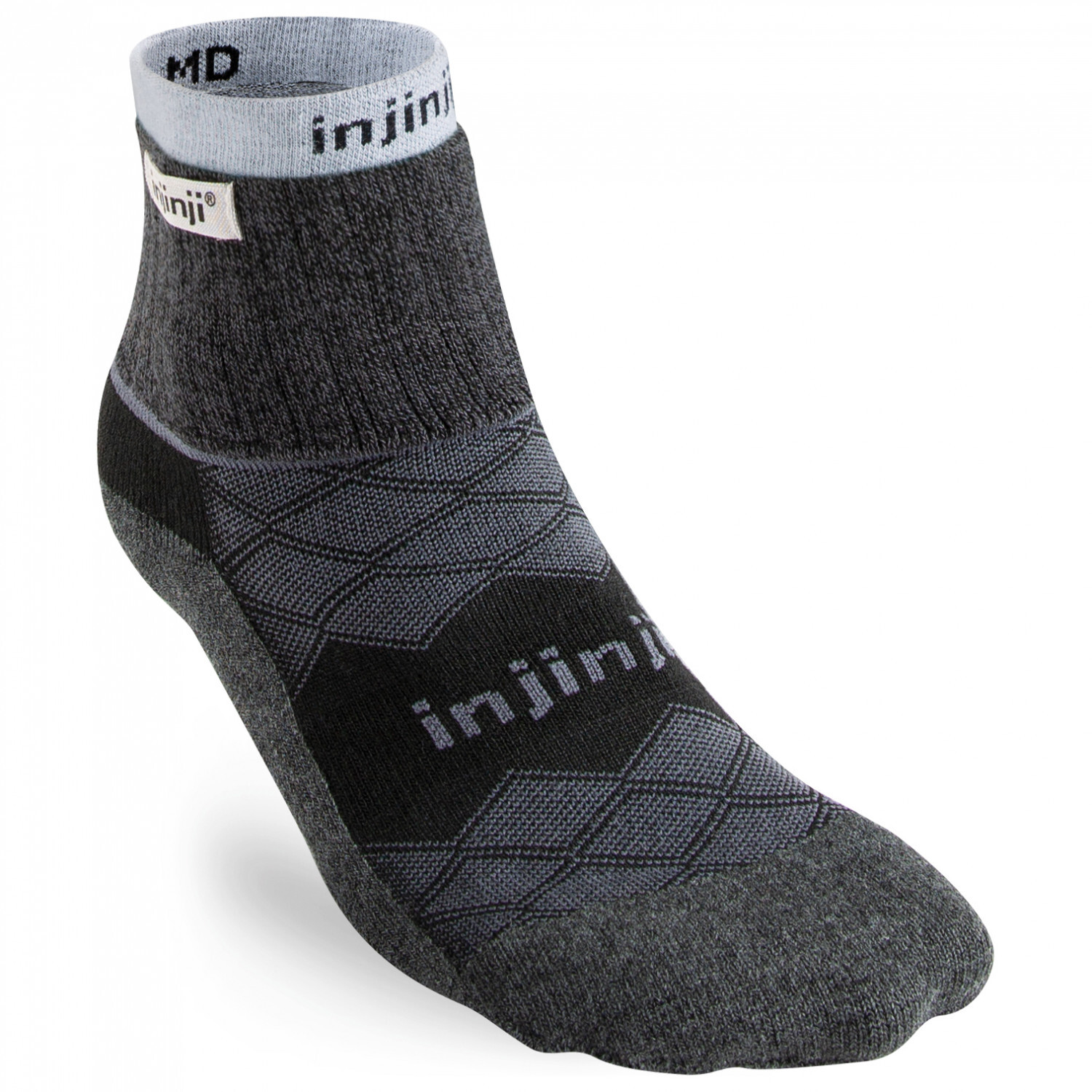 

Носки для бега Injinji Liner+Runner Mini Crew, черный