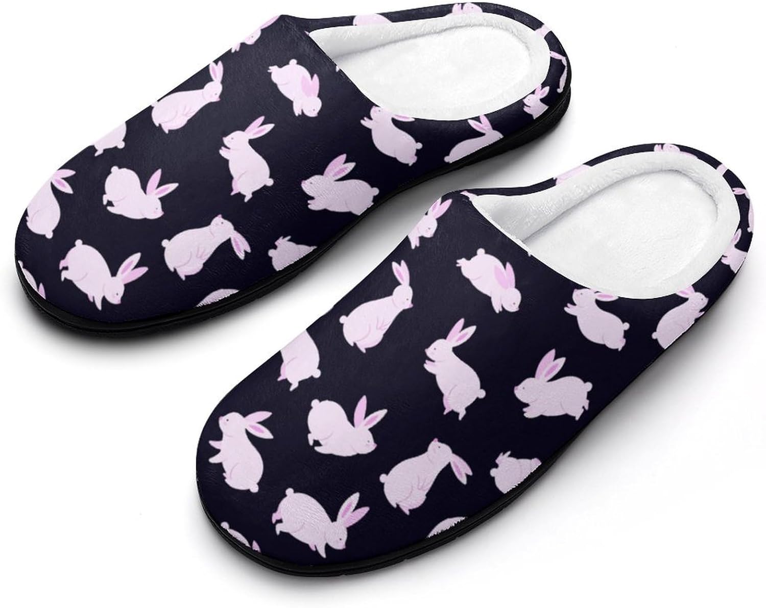 

Рождественские сабо-тапочки для мужчин, нескользящие, теплые домашние тапочки; хлопковые тапочки для женщин, комнатные шлепки, обувь для дома и улицы Kojxou, розовый