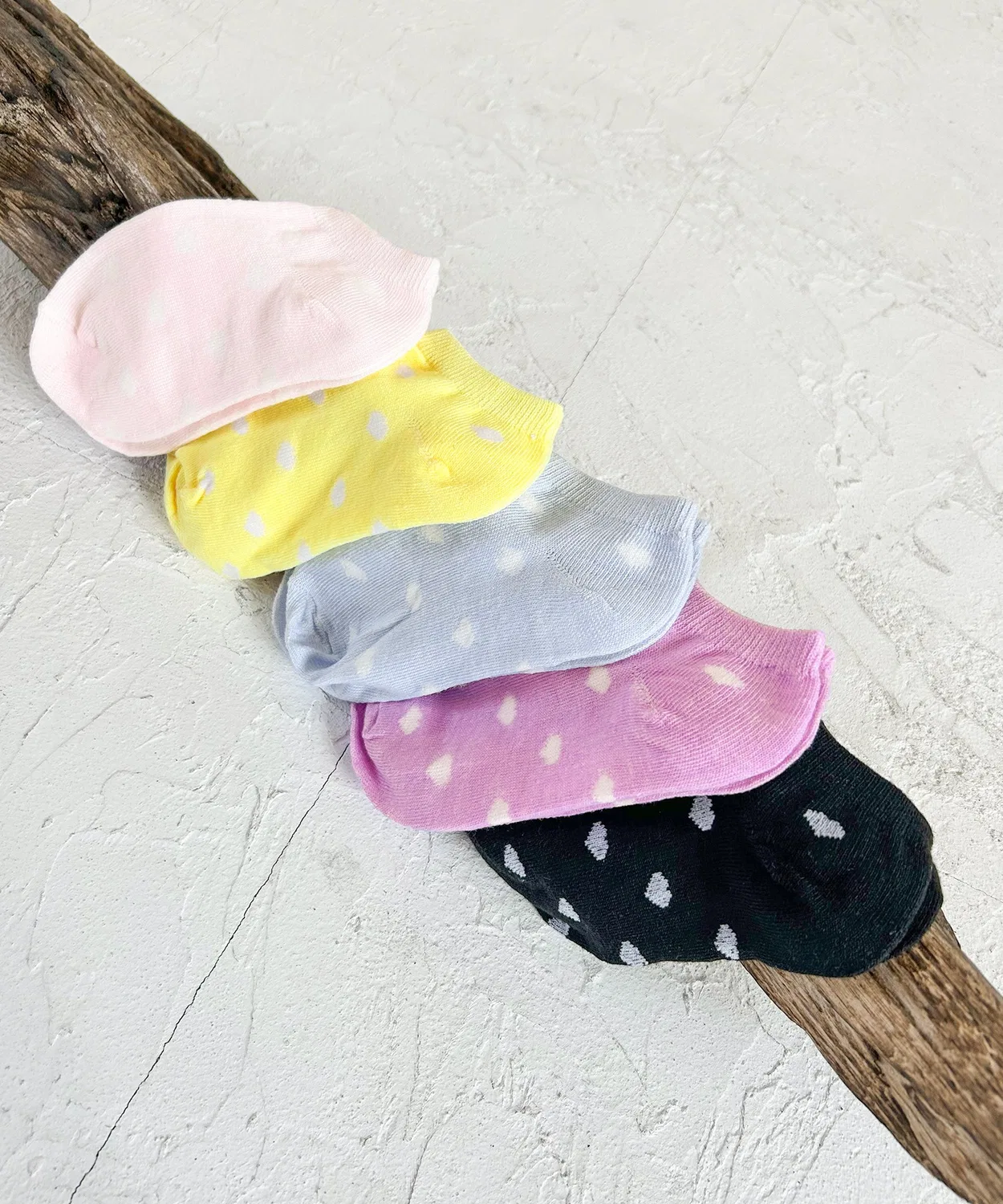Носки детские короткие 5 пар набор разноцветный бренд Candy Color