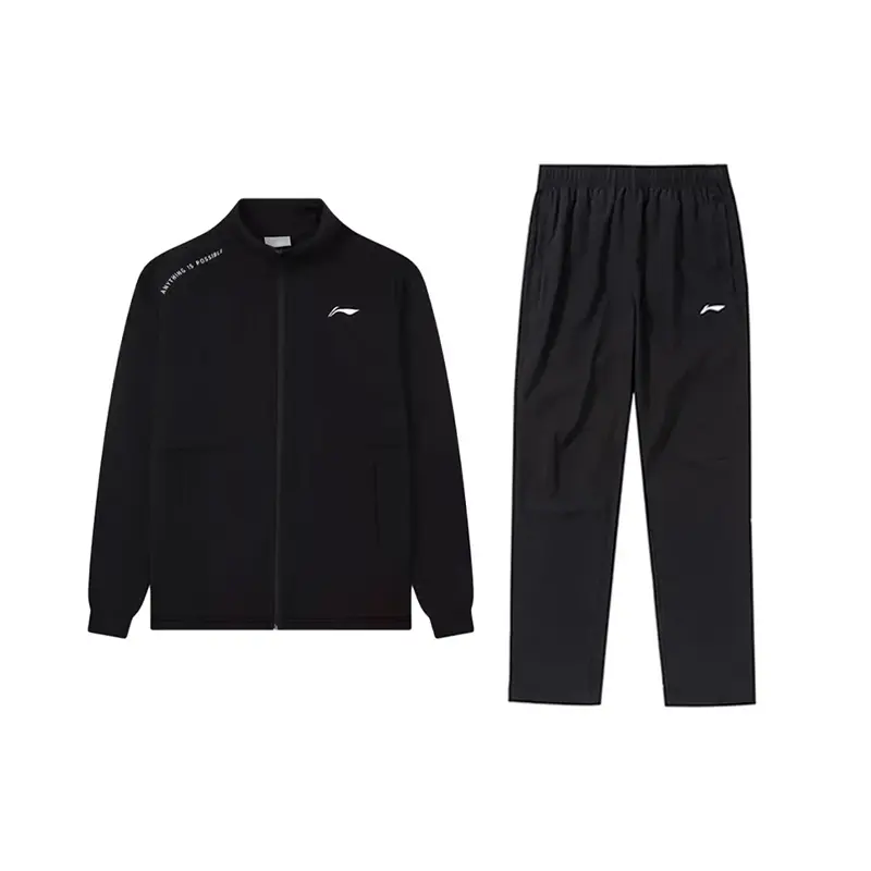 

LINING Повседневная спортивная одежда Unisex Black+Black