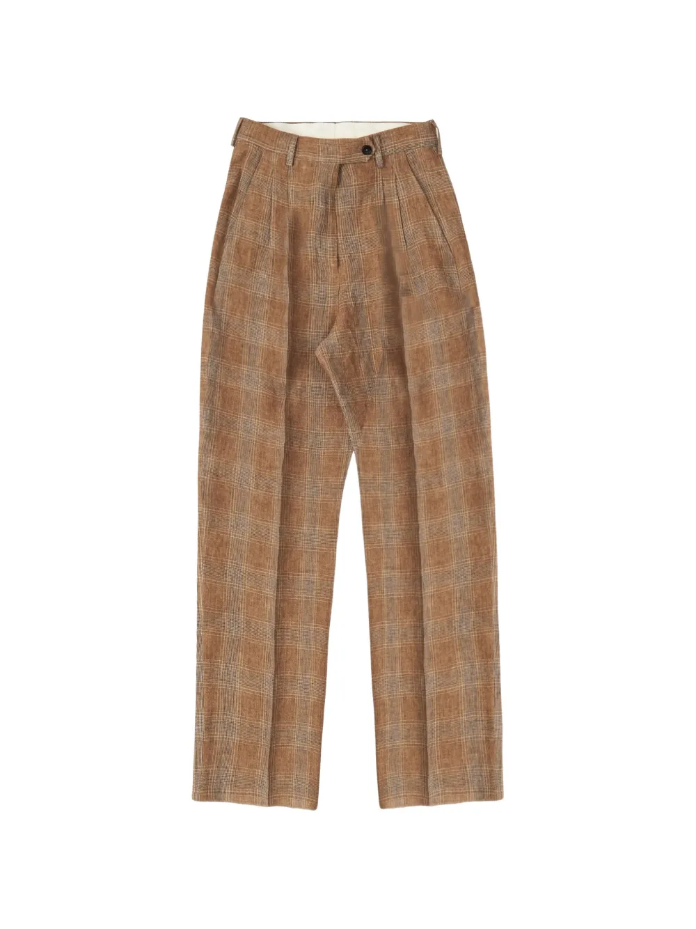 

Плиссированные брюки в клетку Josephine Fortela, коричневый