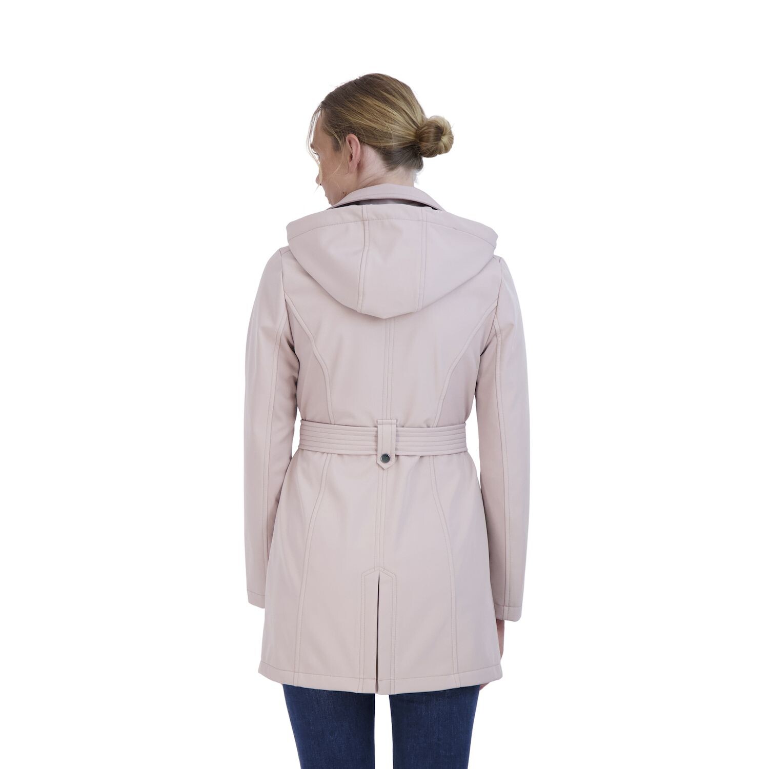 

Женский тренч Sebby Collection с капюшоном Sebby Collection, черный