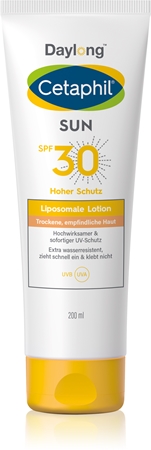

Лосьон для загара для чувствительной кожи Daylong Cetaphil SUN Liposomal Lotion, SPF 30 200 ml