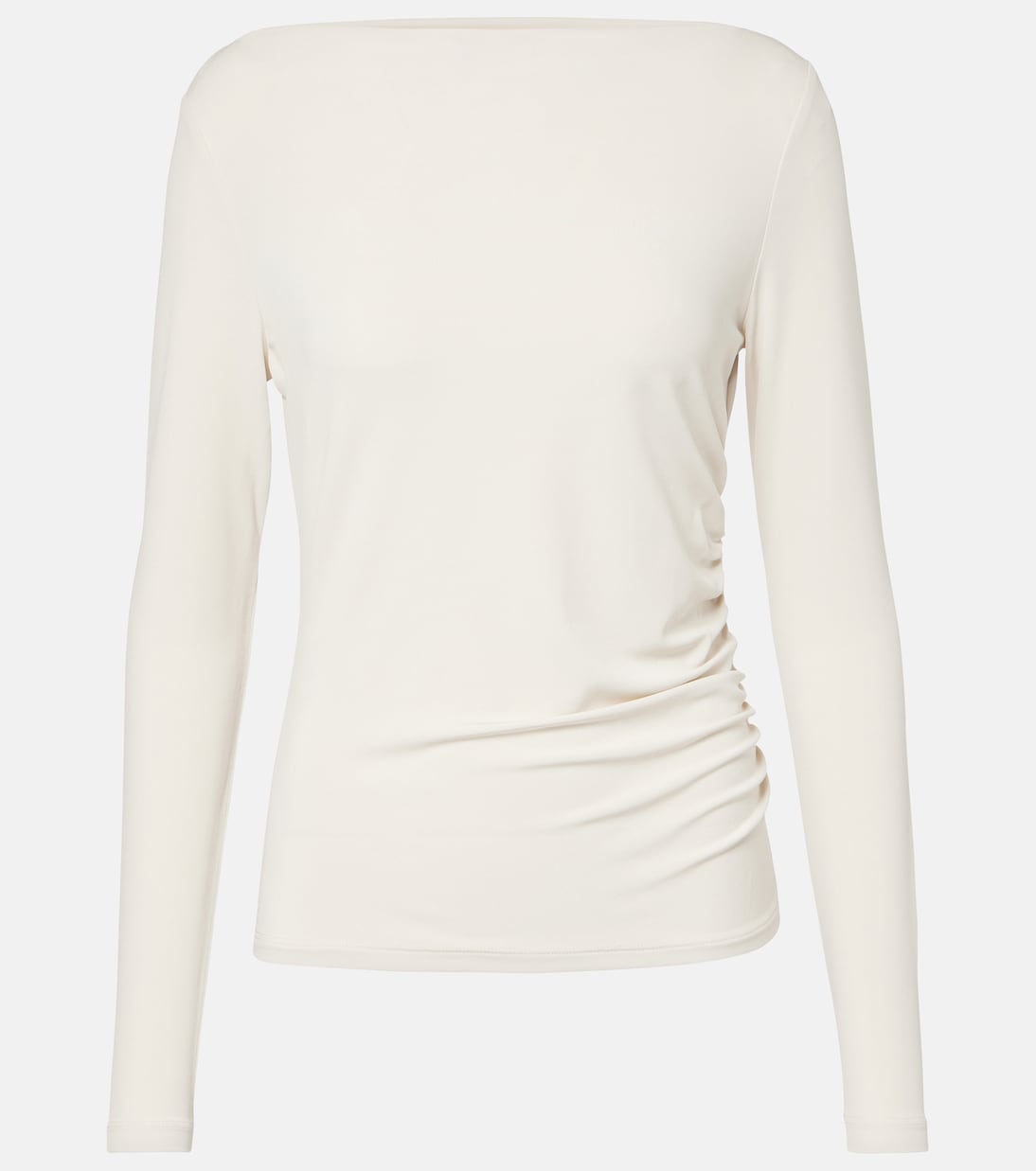 

Топ Catullo из крепового джерси со сборками Max Mara, Corda Chiaro