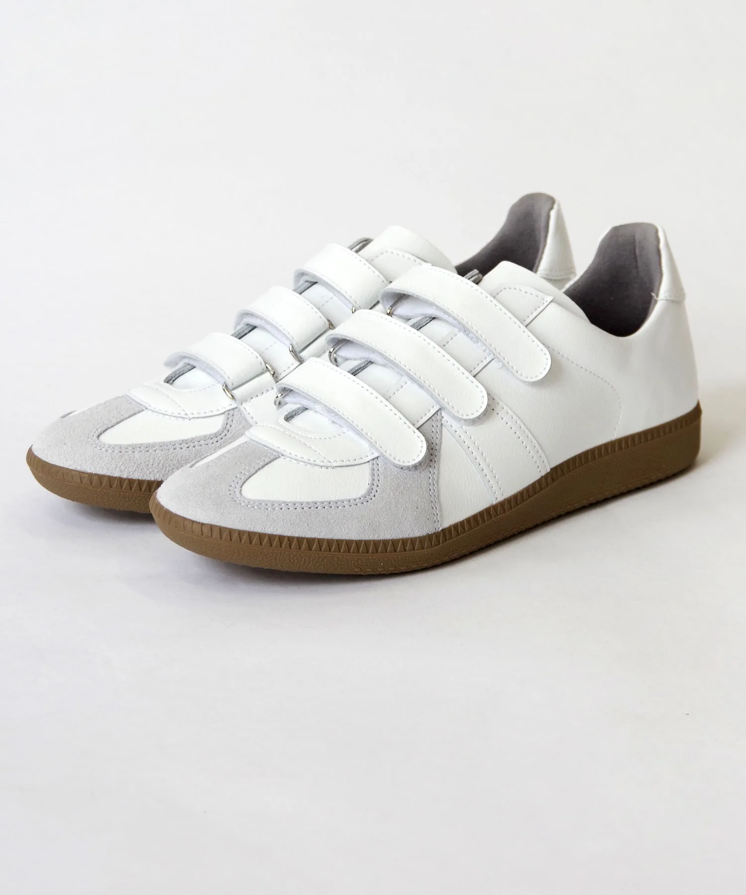 Унисекс кроссовки из натуральной кожи GERMAN TRAINER 1193E белые