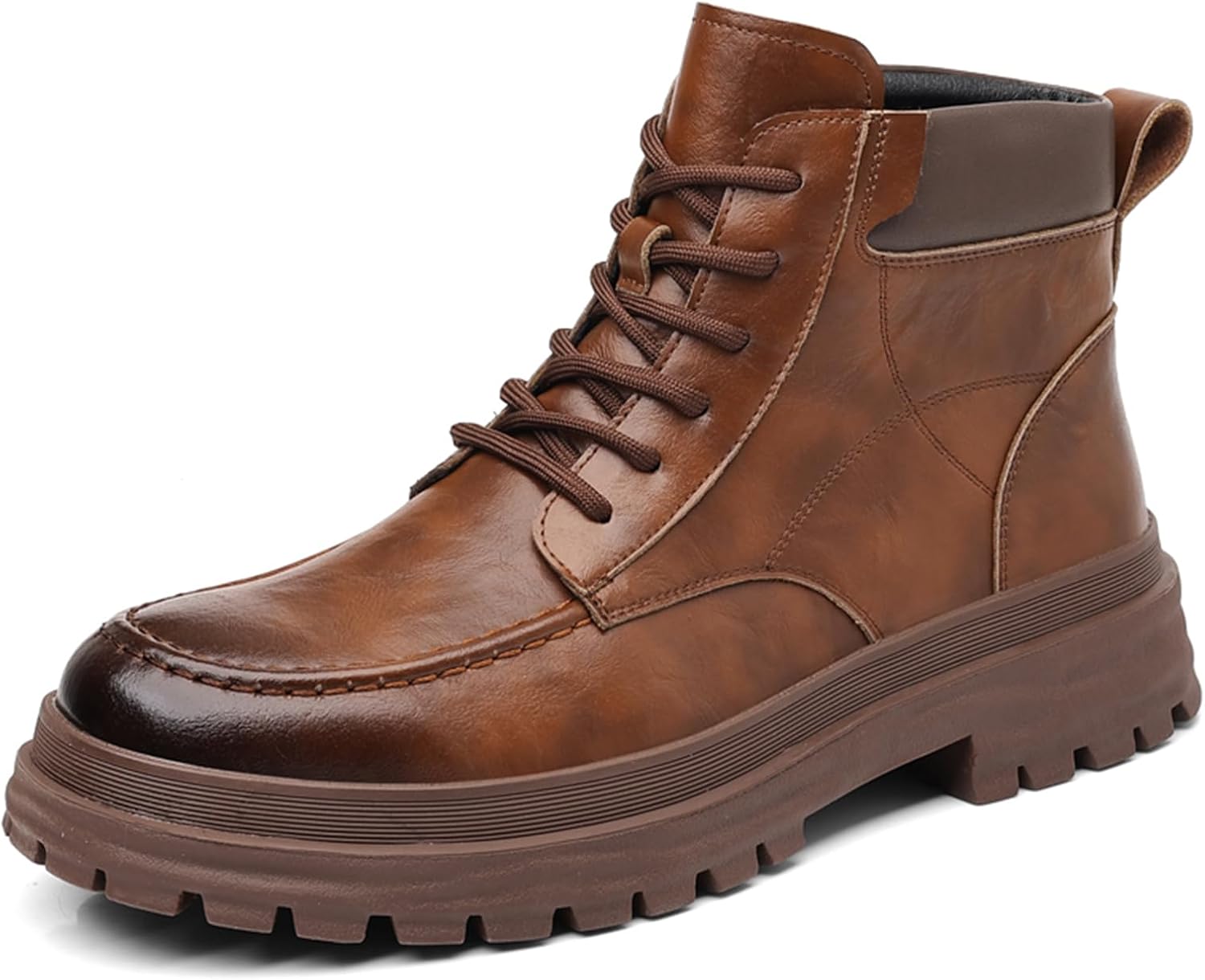 

Мужские походные ботинки Abborora, водонепроницаемые повседневные чукка для мужчин, кроссовки, размеры, коричневый