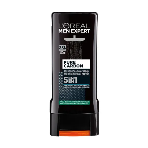 

Гель для ванн для мужчин Pure Carbón Gel L'Oreal, 400 ml