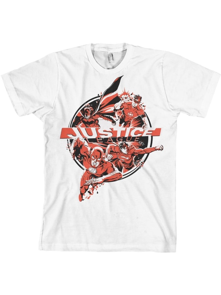 

Футболка Heroes Big Tall T-Shirt белого цвета Justice League, Белый, Футболка Heroes Big Tall T-Shirt белого цвета Justice League